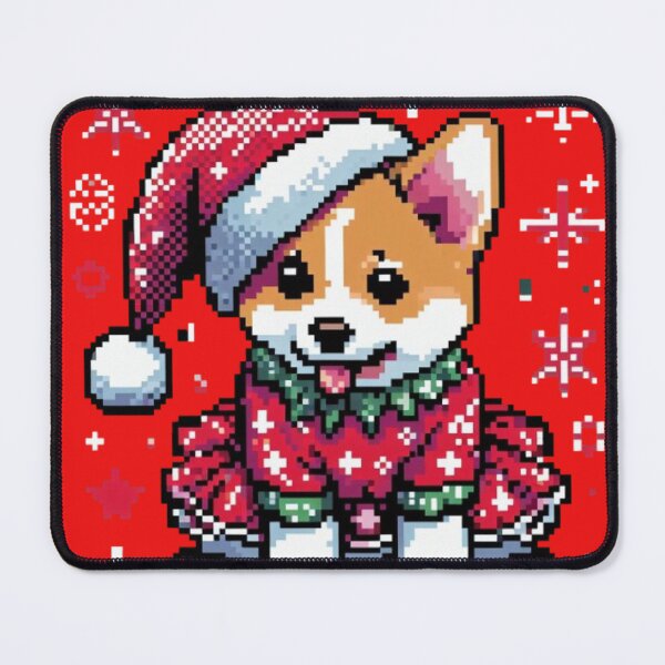 Item preview, Small Corgi Christmas Retro Style designed and sold by PaulBlueShop.
