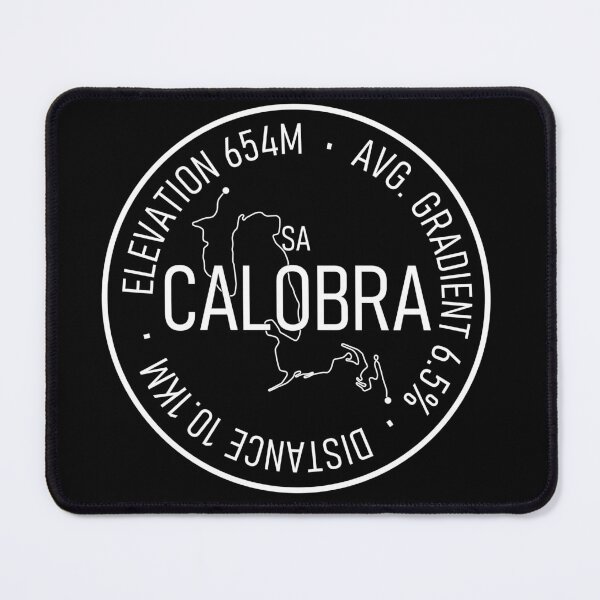 Item preview, Sa Calobra Climb Stats and Route (white) designed and sold by bonk-cycling.