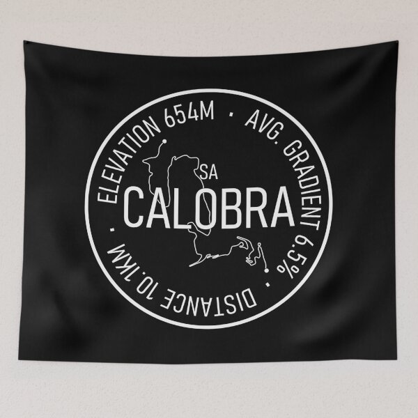 Item preview, Sa Calobra Climb Stats and Route (white) designed and sold by bonk-cycling.