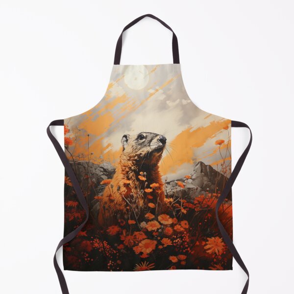 Item preview, Groundhogs in spring t-shirts designed and sold by pencil-art98.