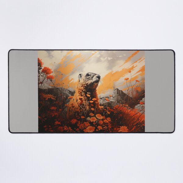 Item preview, Groundhogs in spring t-shirts designed and sold by pencil-art98.