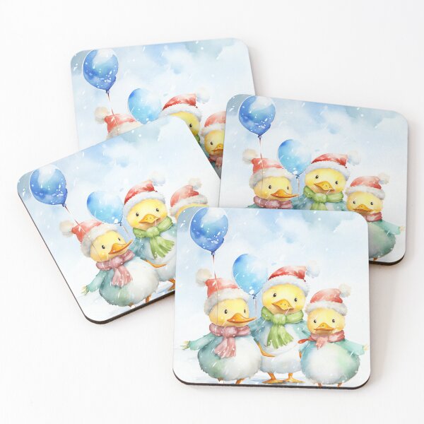 Item preview, Quacky Christmas Ducks designed and sold by cute-animals99.