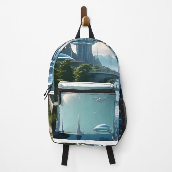 Item preview, futuristic city with a lake view designed and sold by IncredibleGeek.