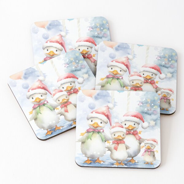 Item preview, Quacky Holiday Ducks designed and sold by cute-animals99.