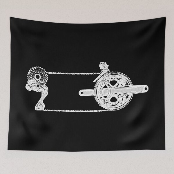 Item preview, Drivetrain (white) designed and sold by bonk-cycling.