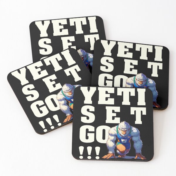 Item preview, Yeti, Set, Go! - White Font designed and sold by YokujinDesign.