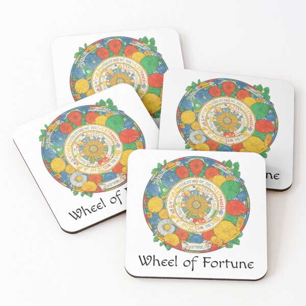 Artikelvorschau, Großes Arcana-Glücksrad und Blumenarrangement – Glückssymbol entworfen und verkauft von Pixel Waite.