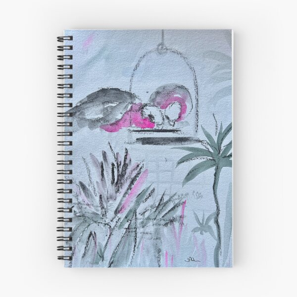 Item preview, Pink Galahs feeding designed and sold by Julie-Phillips.