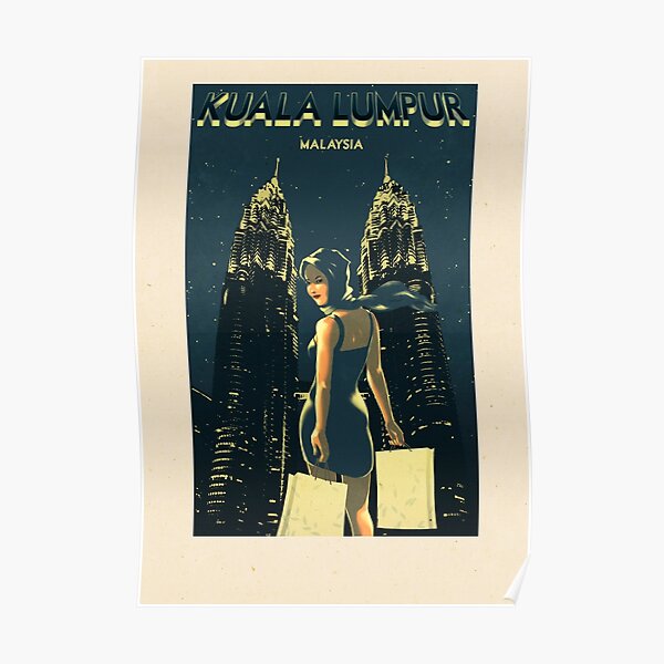 Travel Posters - Kuala Lumpur Malaysia Poster