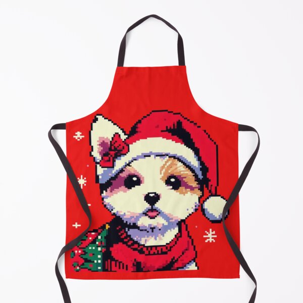 Item preview, Small Dogi Christmas Pixel Art designed and sold by PaulBlueShop.