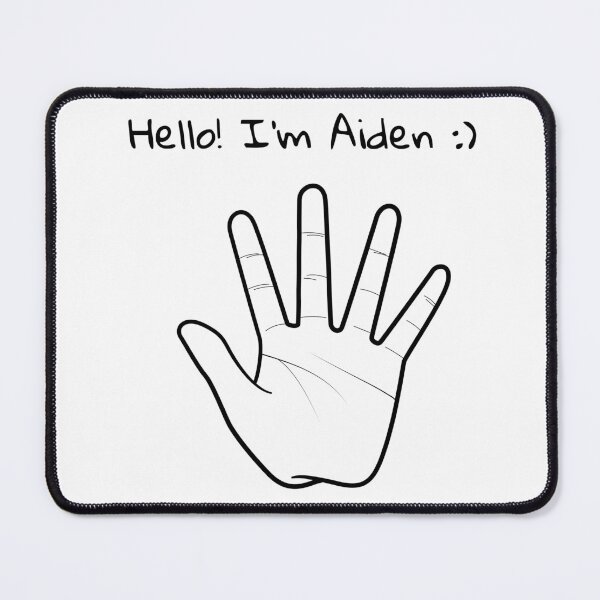 Item preview, Hello I'm Aiden my name funny boy cute designed and sold by STRAVOY.