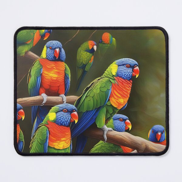 Item preview, Rainbow Lorikeet, the Colorful Parrots of Australia designed and sold by FFidalgo.