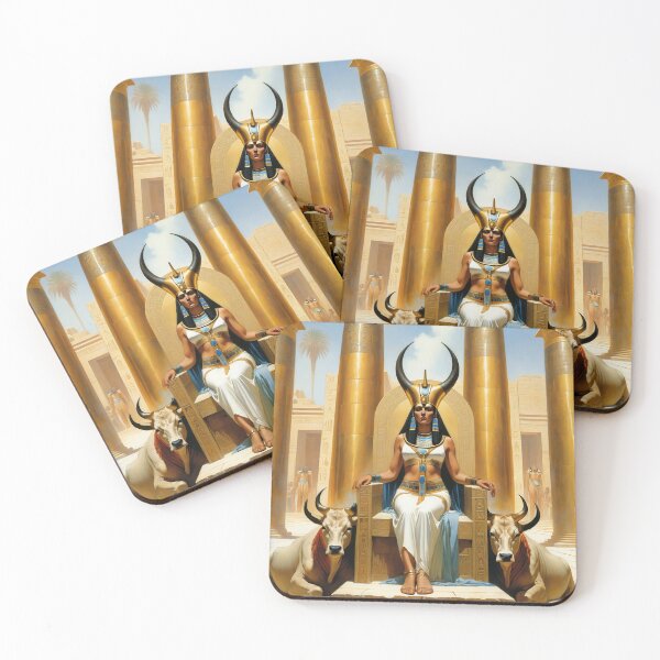 Item preview, Hathor on Her Throne designed and sold by abellemorte.
