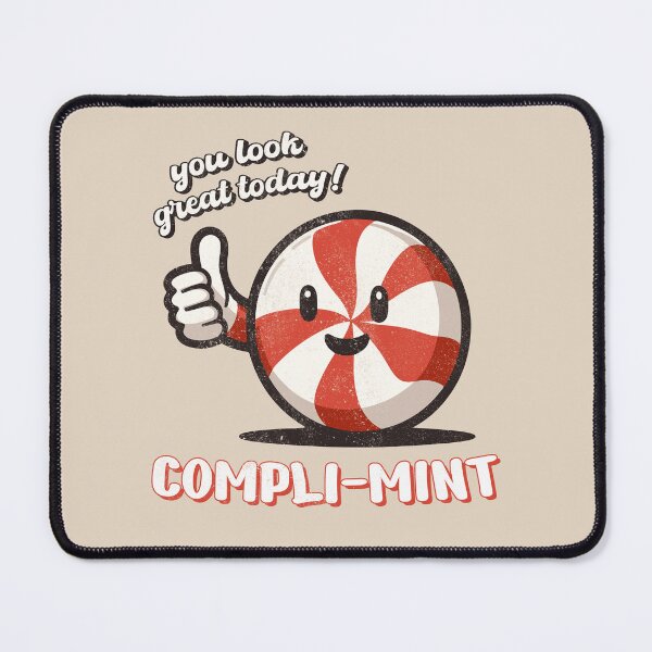 Item preview, Compli-mint - Peppermint Pun Vintage designed and sold by BoundlessWorks.