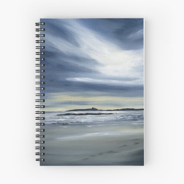 Item preview, South to Dunstanburgh Castle, Northumberland designed and sold by GillGillIllustr.