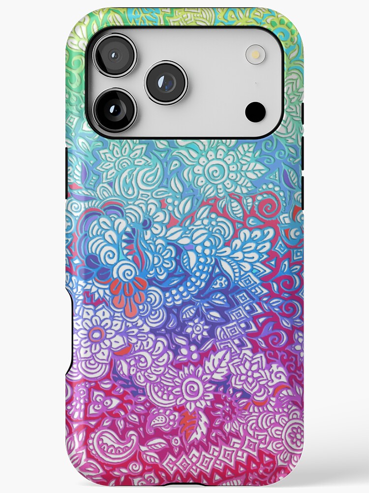 Fantasy Garden Rainbow Doodle