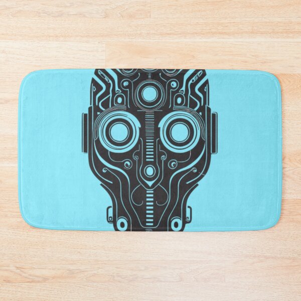 Item preview, Futuristic Robotics: Intricate Black & White Designs designed and sold by COPYCRAVE.