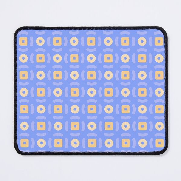 Item preview, Periwinkle Lavender Cream Apricot Rounded Square Circle Line Soft Relaxing Pastel Morning Skies Pattern designed and sold by PenguinForests.