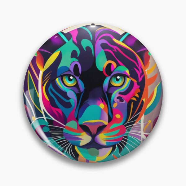Item preview, Panther Full Of Colours designed and sold by AImonk.