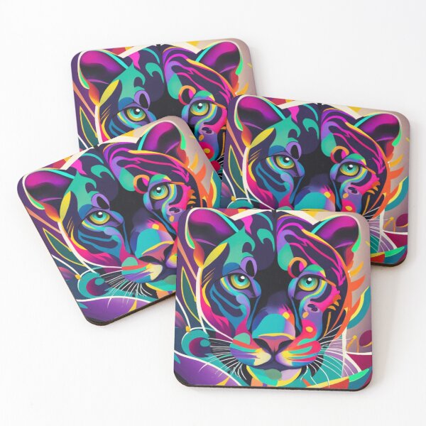Item preview, Panther Full Of Colours designed and sold by AImonk.