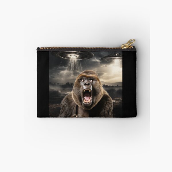 Item preview, Monkey Selfie with UFOs designed and sold by Master-Print.