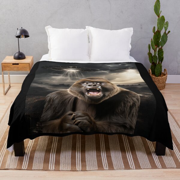Item preview, Monkey Selfie with UFOs designed and sold by Master-Print.