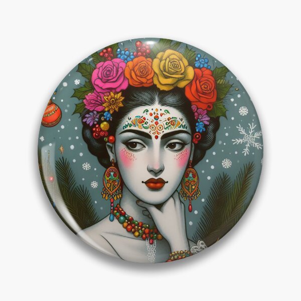 Item preview, Weihnachtskarte im Stil von Frida Carlo designed and sold by netrok.