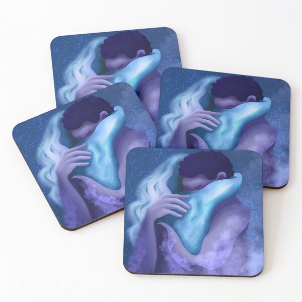 Item preview, Couple emotional hugging Fantasy Illustration  designed and sold by Enchantedbox.