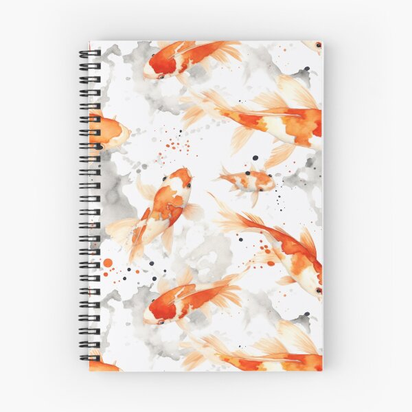 Item preview, Vibrant Koi Fish Watercolor Artwork - Serene Aquatic Design designed and sold by bsilvia.