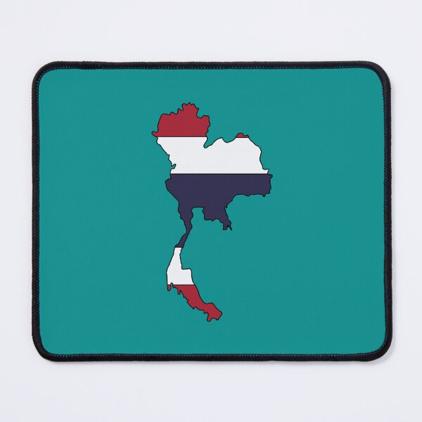 Item preview, Thailand country shape flag designed and sold by Rachael Taylor.