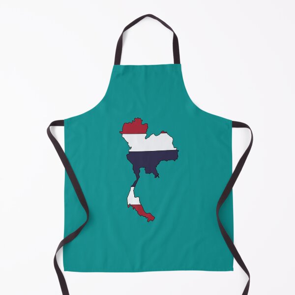 Item preview, Thailand country shape flag designed and sold by Rachael Taylor.