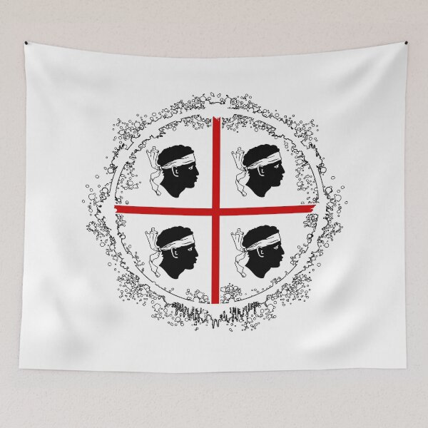 Item preview, Sardegna - Sardinia Flag - 4 Mori Stains designed and sold by miskaralise.