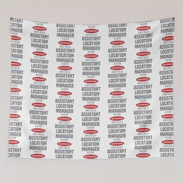 Item preview, Highly Skilled Assistant Location Manager in Action designed and sold by NermilioDesigns.
