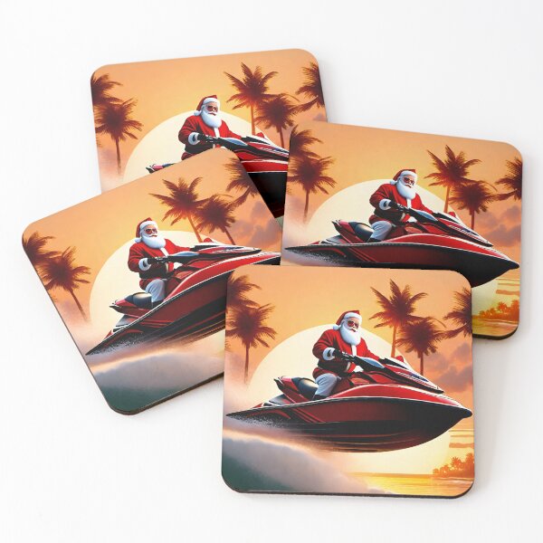 Item preview, Jet ski Santa Claus  designed and sold by MatrixTattoo.