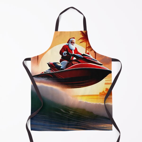 Item preview, Jet ski Santa Claus designed and sold by MatrixTattoo.