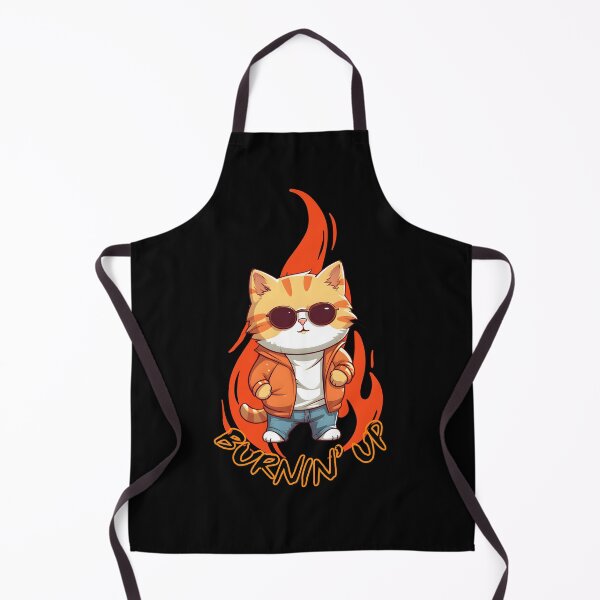 Item preview, Cat Burnin' Up (on fire) designed and sold by tnwbank.