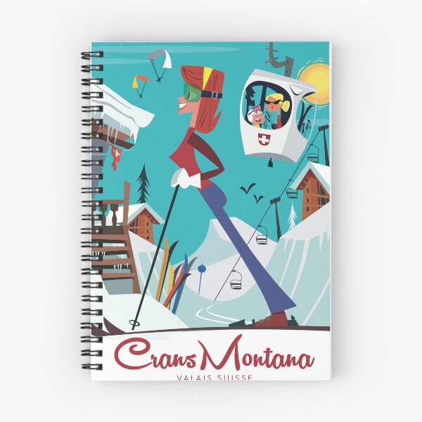 Item preview, Crans Montana ski poster designed and sold by Gary Godel.