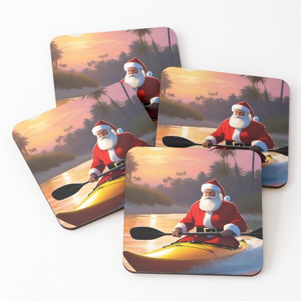 Item preview, Kayak Santa  designed and sold by MatrixTattoo.