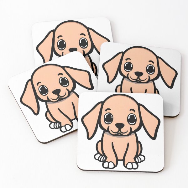 Item preview, cute brown puppy dog designed and sold by GodsOfArt.