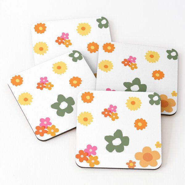 Item preview, Groovy Flowers Stickers designed and sold by Almendra21.