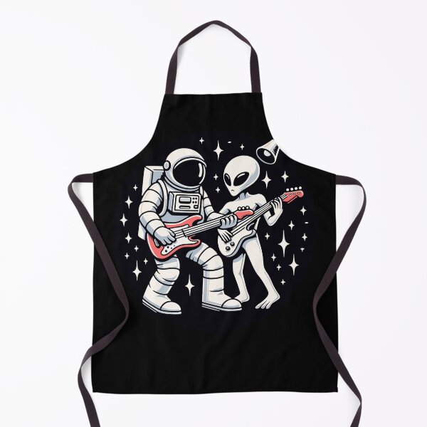 Item preview, Space Astronaut Playing Guitar With Alien,Aesthetic Galaxy Universe Astronaut designed and sold by CozyPuffs.