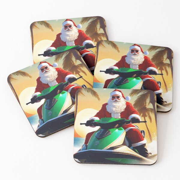 Item preview, Jet ski Santa  designed and sold by MatrixTattoo.