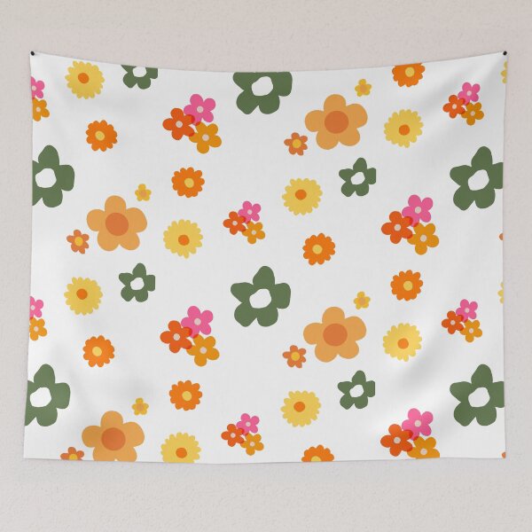 Item preview, Groovy Flowers Stickers designed and sold by Almendra21.