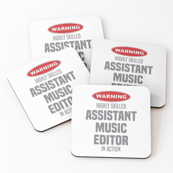 Item preview, Highly Skilled Assistant Music Editor in Action designed and sold by NermilioDesigns.