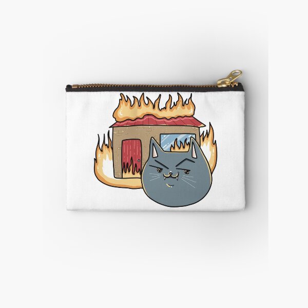 Item preview, Smiling Cat Burns House designed and sold by Julia Sol.