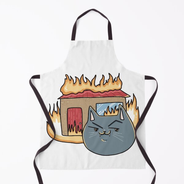 Item preview, Smiling Cat Burns House designed and sold by Julia Sol.