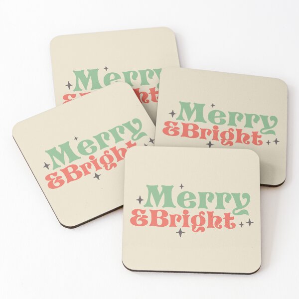 Item preview, Merry & Bright designed and sold by NettiesWallArt.