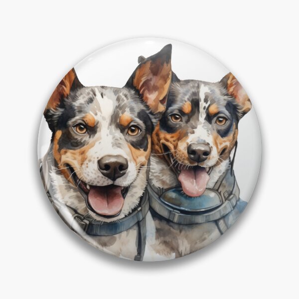 Artikelvorschau, Niedlicher erwachsener Hund des Australian Cattle Dog // Süßes Design des Australian Cattle Dog // Süße Welpen-Haustierhalstücher, Australian Cattle Dog-Matten, Poster für den süßen Welpenhund entworfen und verkauft von SMARTKIT  DESIGNAGENCY.