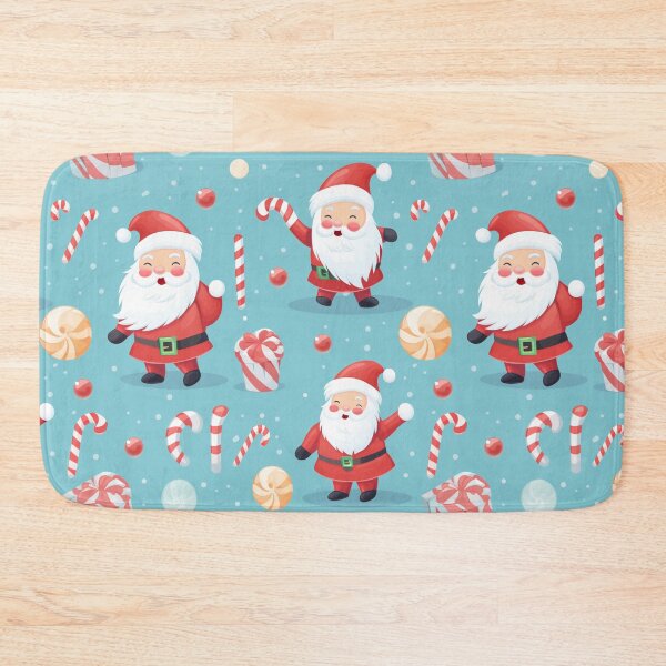Item preview, Christmas animation seamless pattern. Christmas seamless pastel background. xmas theme. designed and sold by Whiteblueshop.