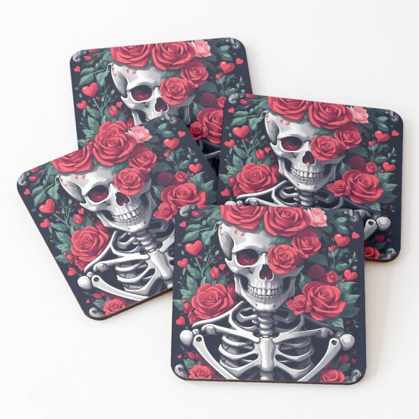 Item preview, Skull With Roses designed and sold by wplamkung.